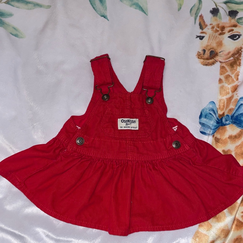 Red Corduroy Carters dress